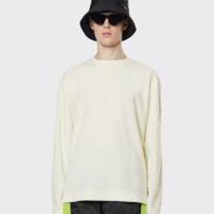 NWT: Rains Fleece Sweatshirt in Fossil Sizes Large and XL